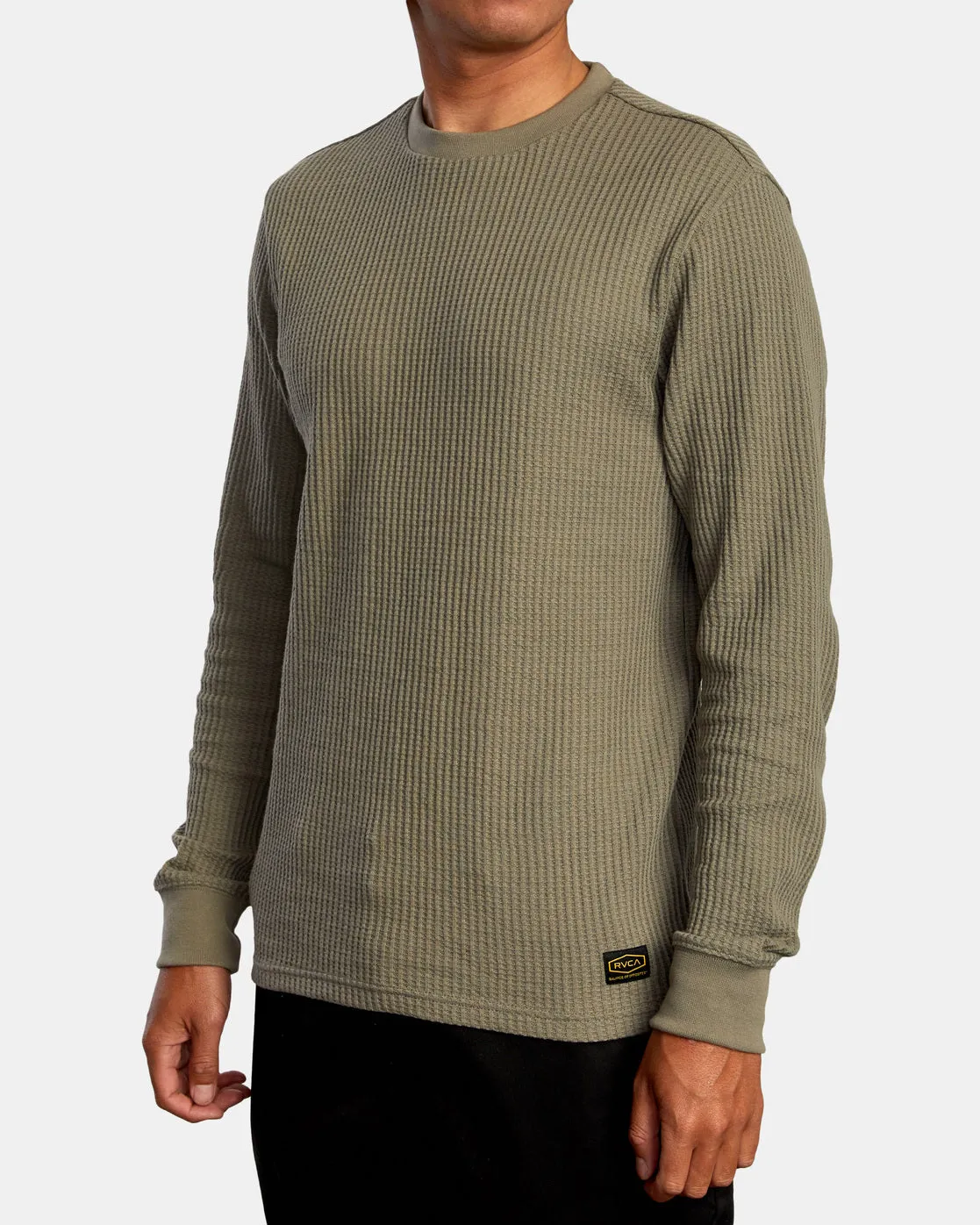 RVCA DAY SHIFT LONG SLEEVE TERMAL SHIRT - ALO