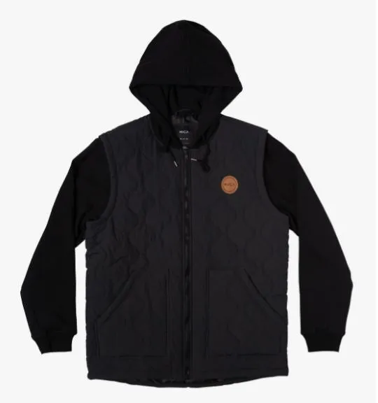 RVCA Grant Puffer Jacket-Black