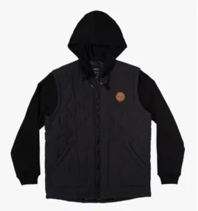 RVCA Grant Puffer Jacket-Black