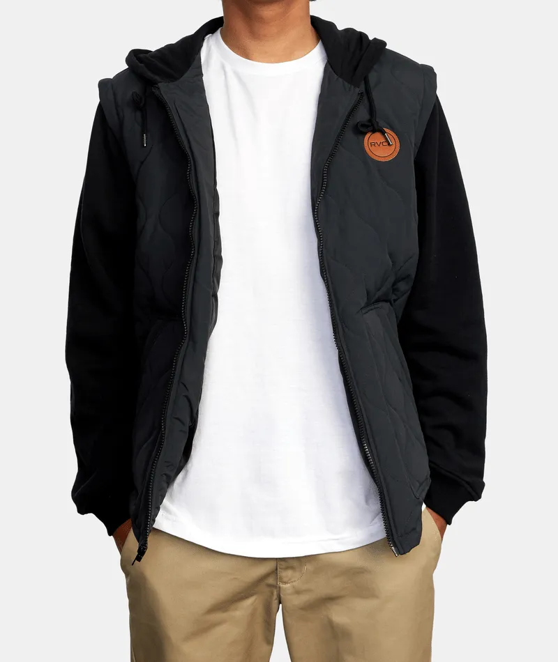 RVCA Grant Puffer Jacket-Black