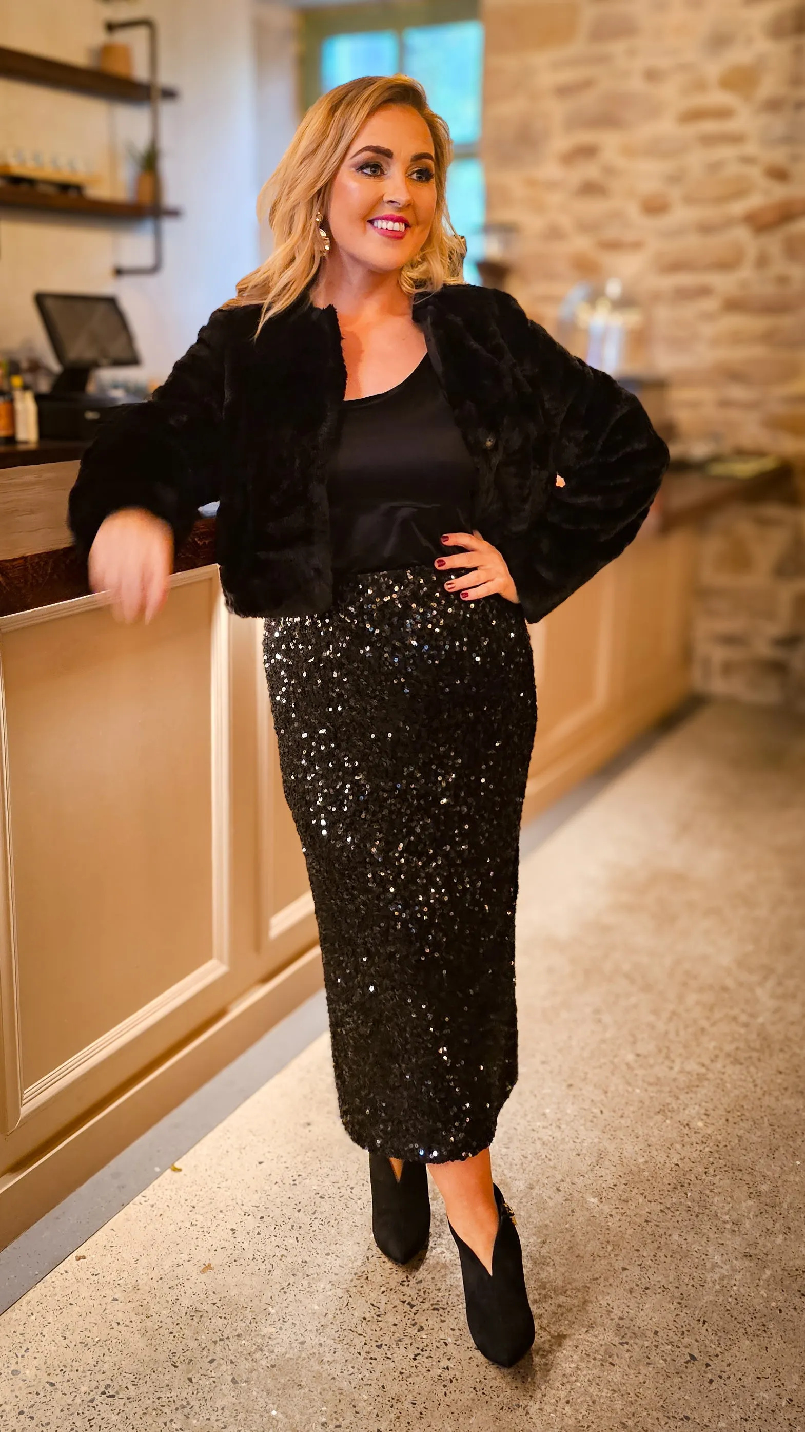 Sasha Black Skirt