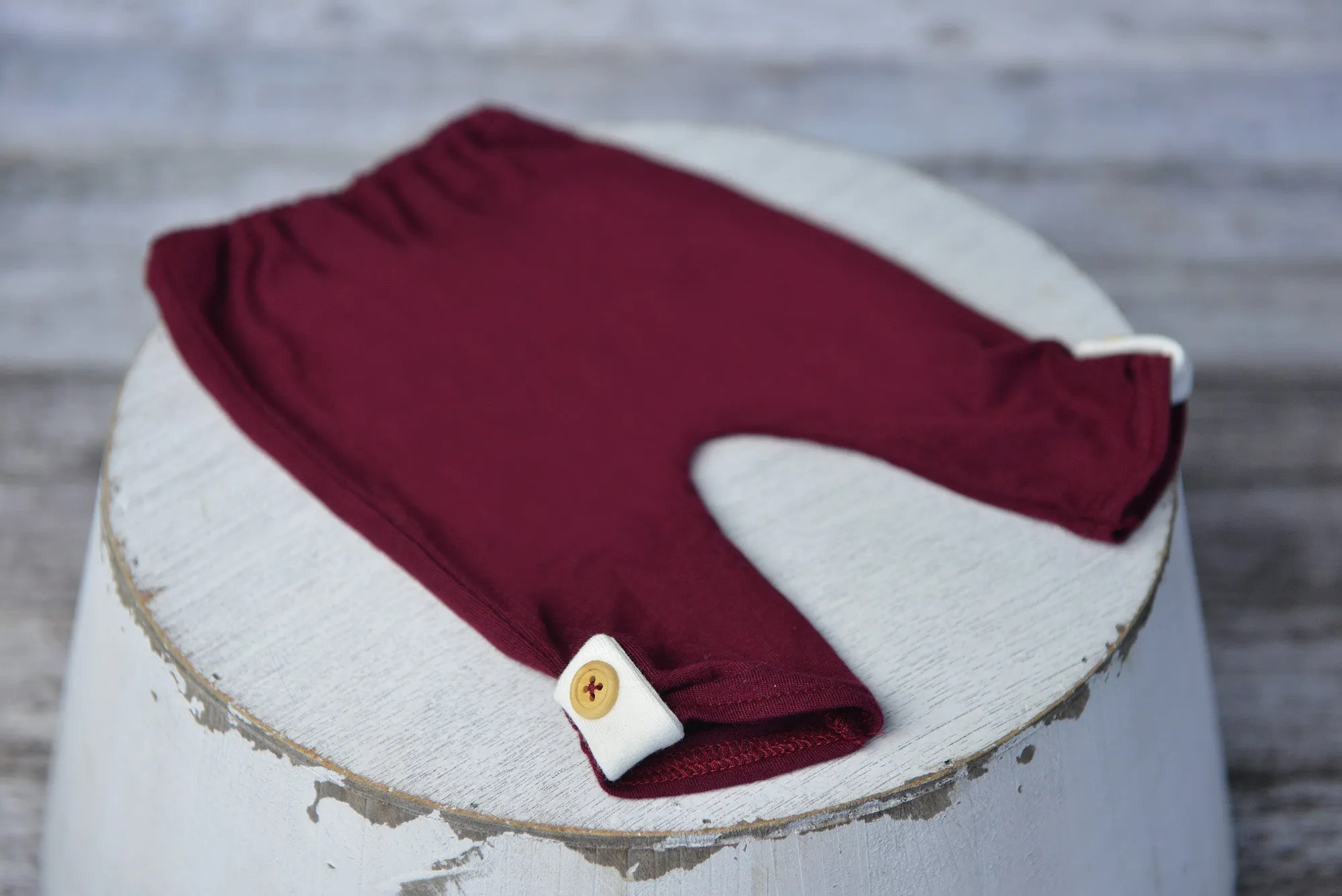 SET Basic Boy with Patch - Burgundy