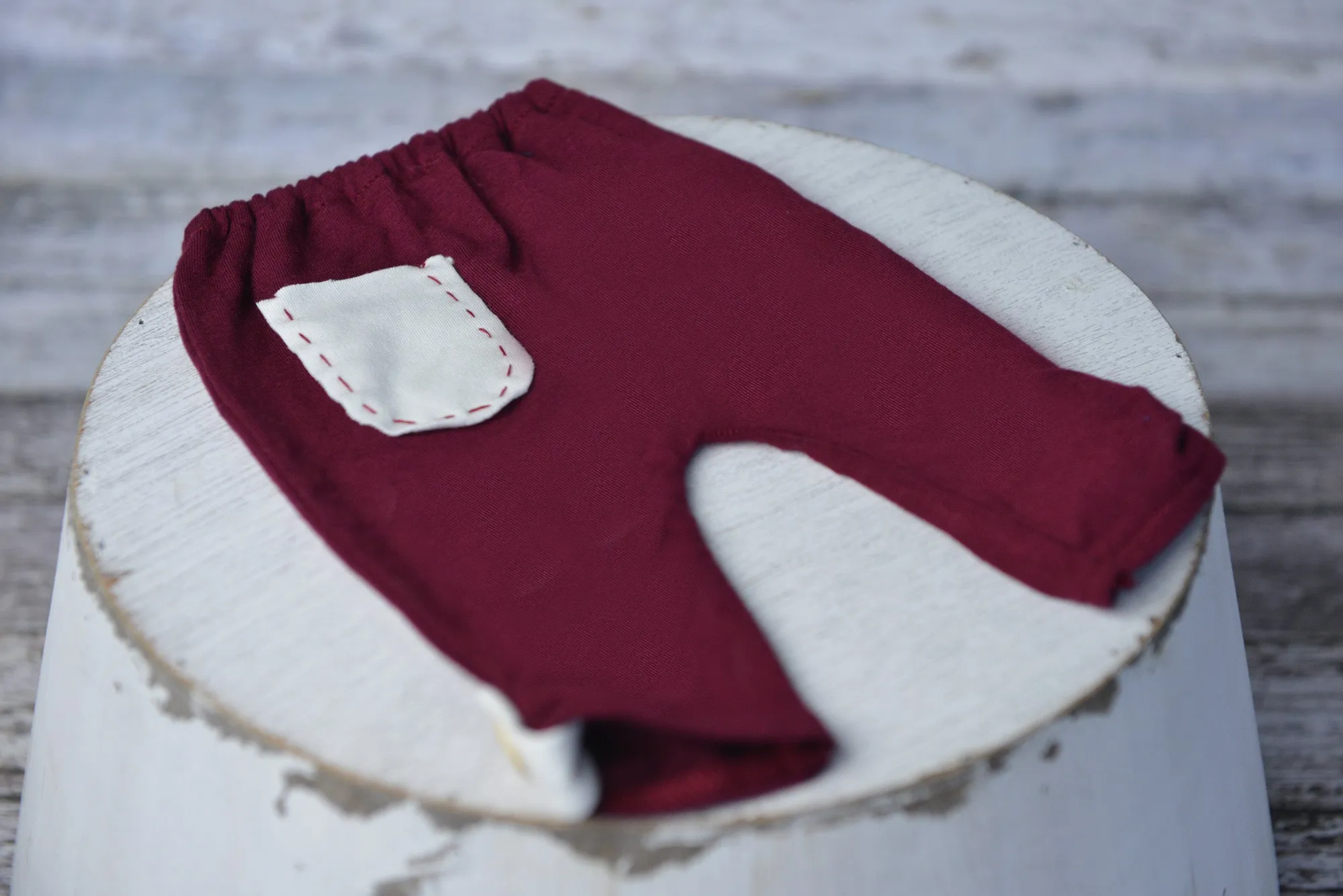 SET Basic Boy with Patch - Burgundy