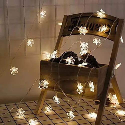 Shoppy Assist-Combo Delight Pack of TEALIGHT_100Pcs (2hr_Burn time)   Warm White_4mtrs 14LED SNOWLIGHT (1Pc)__Home Decoration Long-Lasting Decor,Diwali,Festival,Christmas,New Year,Gift,Light
