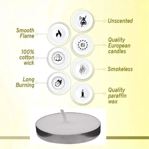 Shoppy Assist-Combo Delight Pack of TEALIGHT_100Pcs (2hr_Burn time)   Warm White_4mtrs 14LED SNOWLIGHT (1Pc)__Home Decoration Long-Lasting Decor,Diwali,Festival,Christmas,New Year,Gift,Light