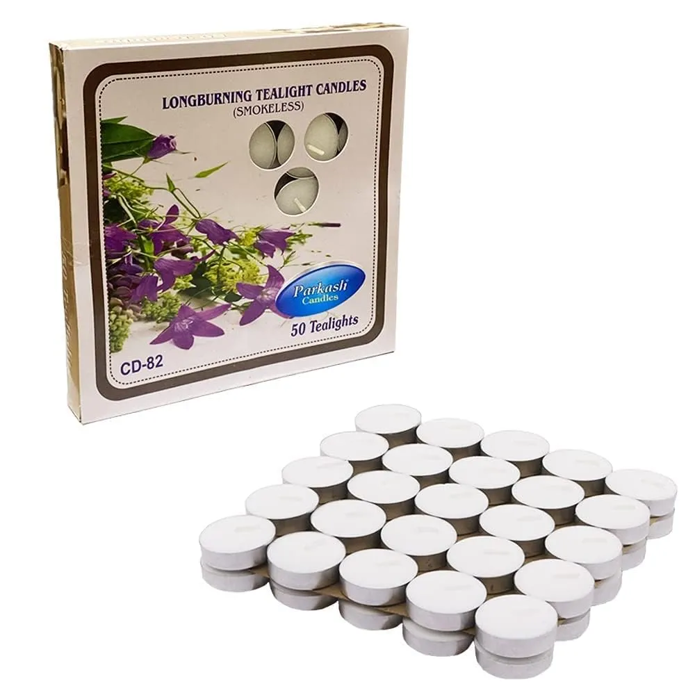 Shoppy Assist-Pack of 200 Pieces_2hrs_Unscented Smokeless Wax Tealights,White,Candle Home Decoration Long-Lasting decor,Burn Time,Diwali,Festival,Christmas,New Year,Gift,Light starts@ Rs 199