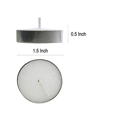 Shoppy Assist-Pack of 200 Pieces_2hrs_Unscented Smokeless Wax Tealights,White,Candle Home Decoration Long-Lasting decor,Burn Time,Diwali,Festival,Christmas,New Year,Gift,Light starts@ Rs 199