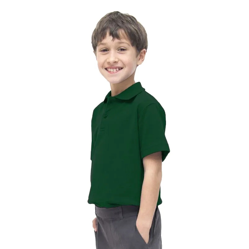 Short Sleeve Polo Shirt - 100% Organic Cotton