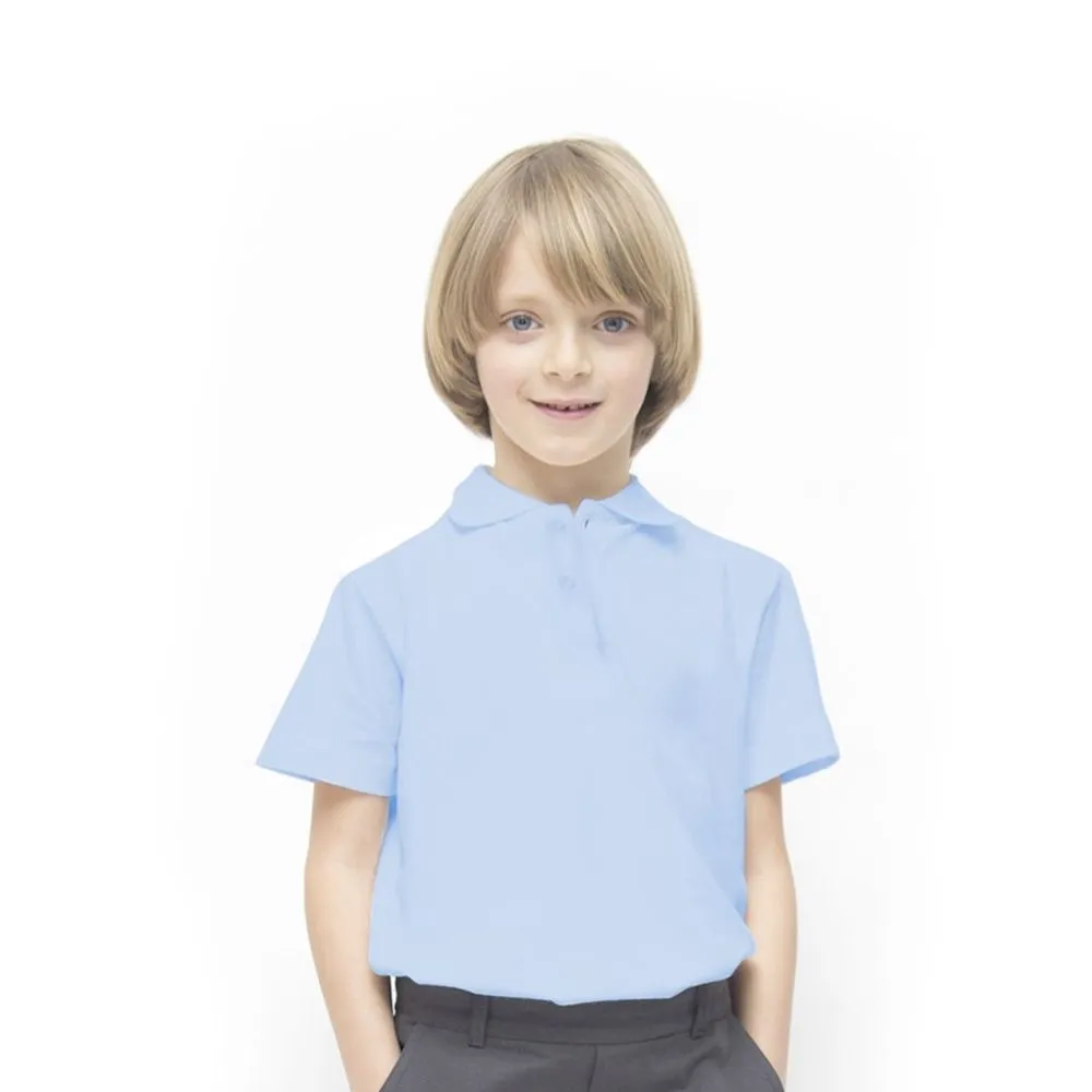 Short Sleeve Polo Shirt - 100% Organic Cotton