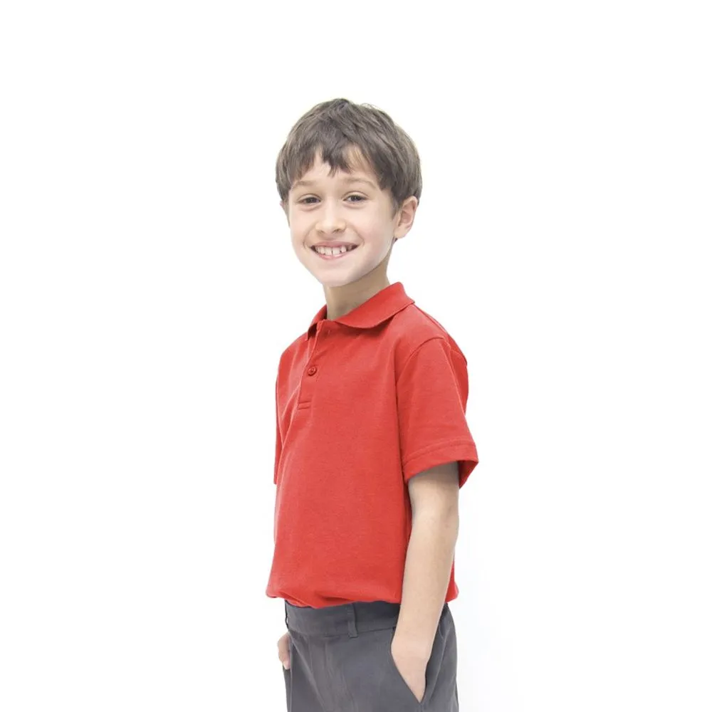 Short Sleeve Polo Shirt - 100% Organic Cotton