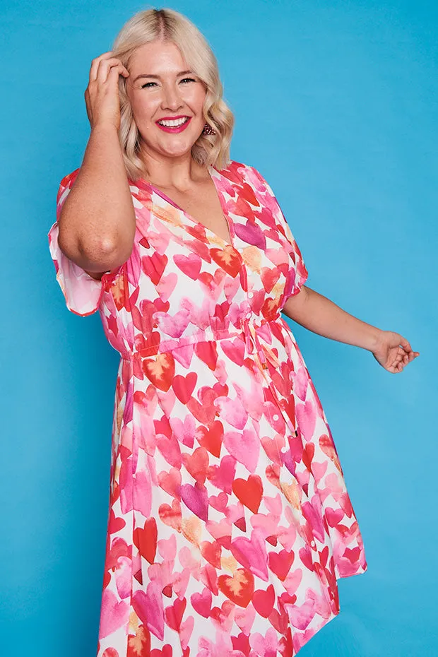 Siena Painterly Hearts Dress