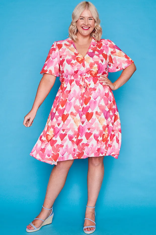 Siena Painterly Hearts Dress