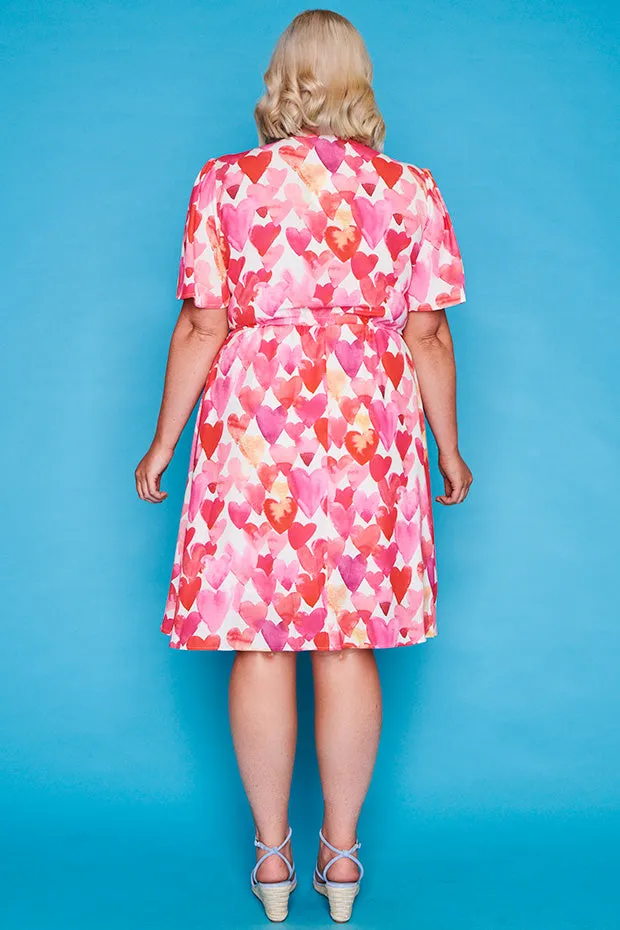 Siena Painterly Hearts Dress