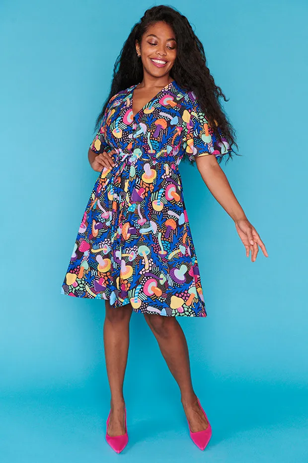 Siena Rainbow Shrooms Dress