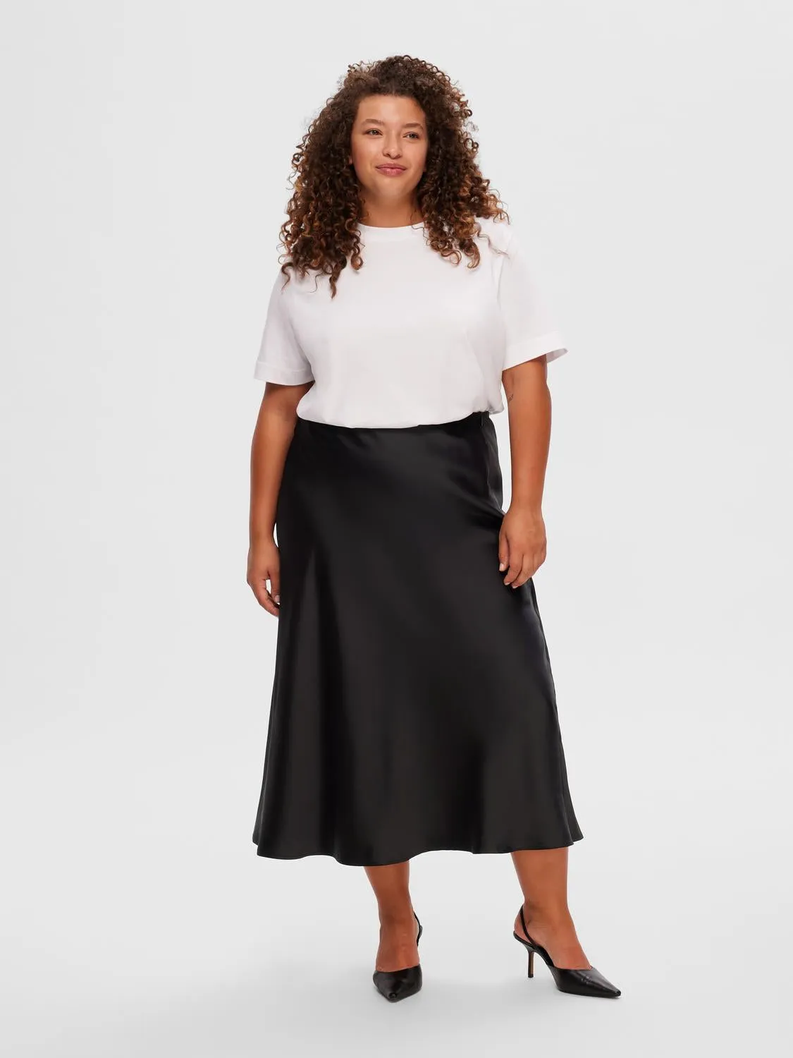 SLFLENA HW MIDI SKIRT NOOS