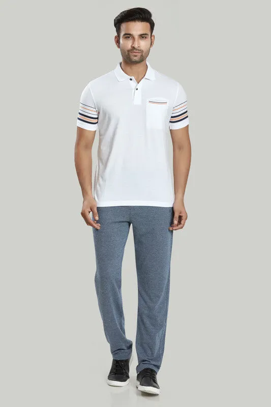 Stripe Jersey Polo