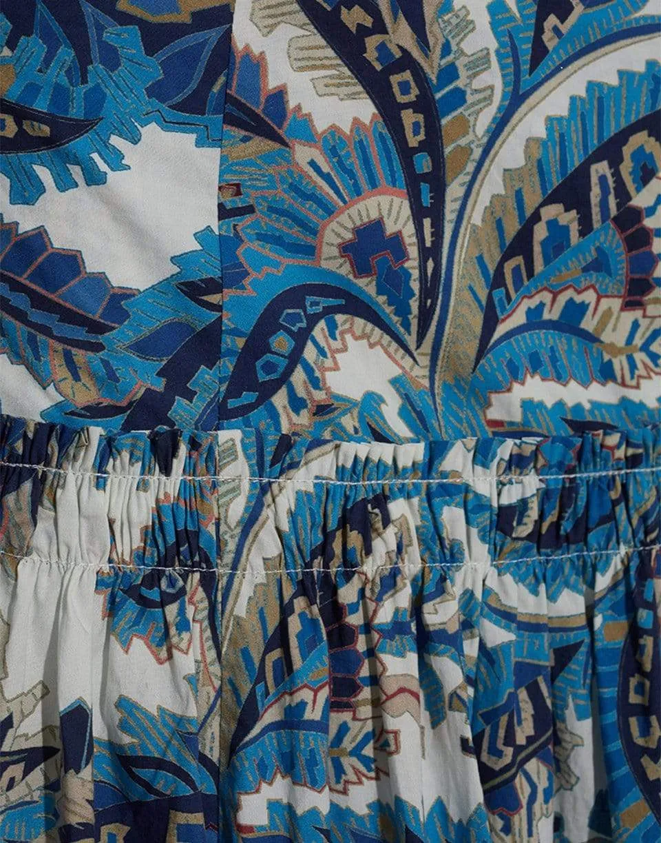 Tisbury Paisley Midi Skirt