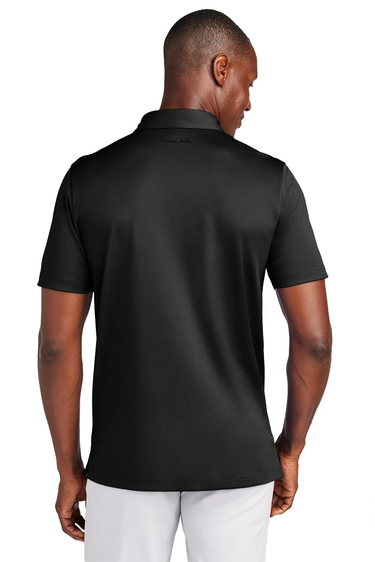 TravisMathew Cabana Solid Customized Polos, Black