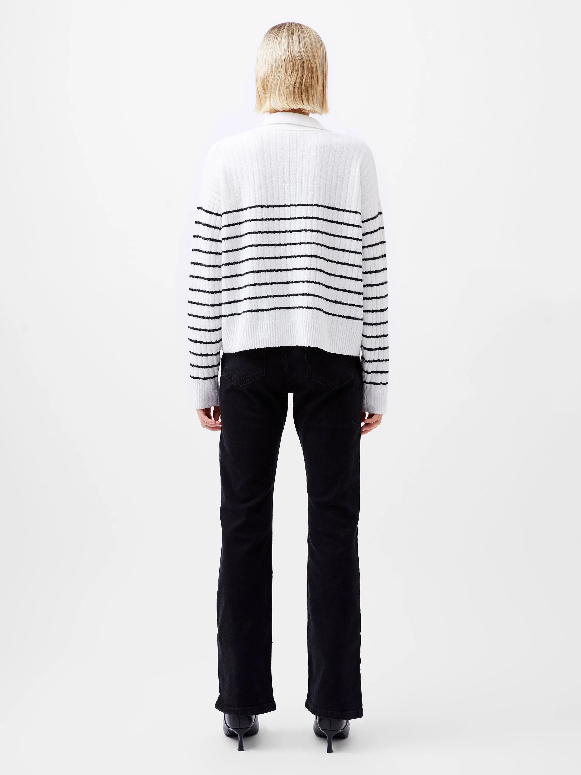 Vhari Collar Longsleeve Stripe Sweater