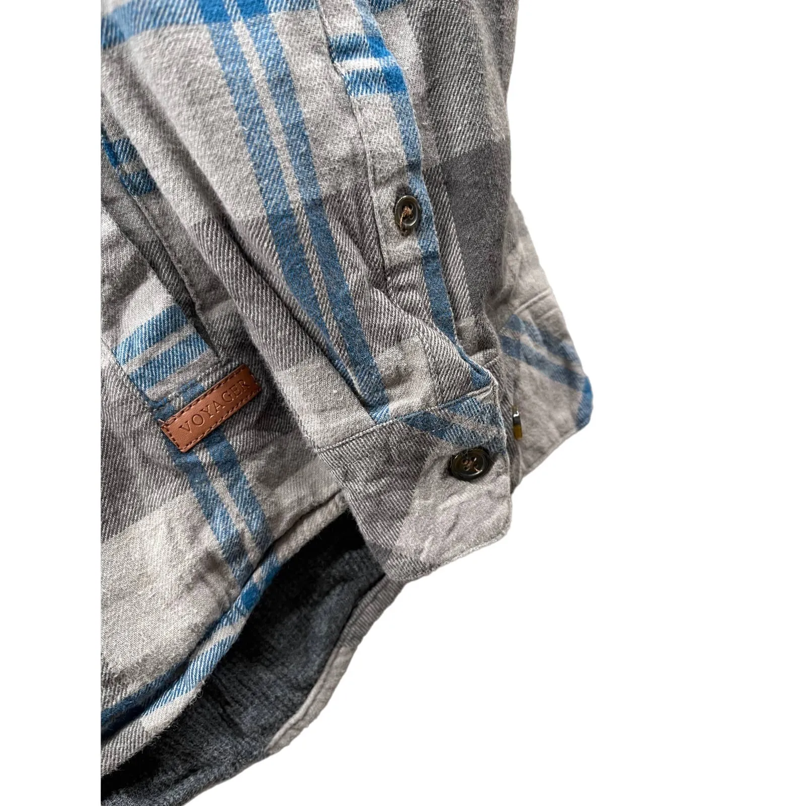 Vintage 2000's Voyager Midweight Thermal Lined Button Up Flannel Shirt