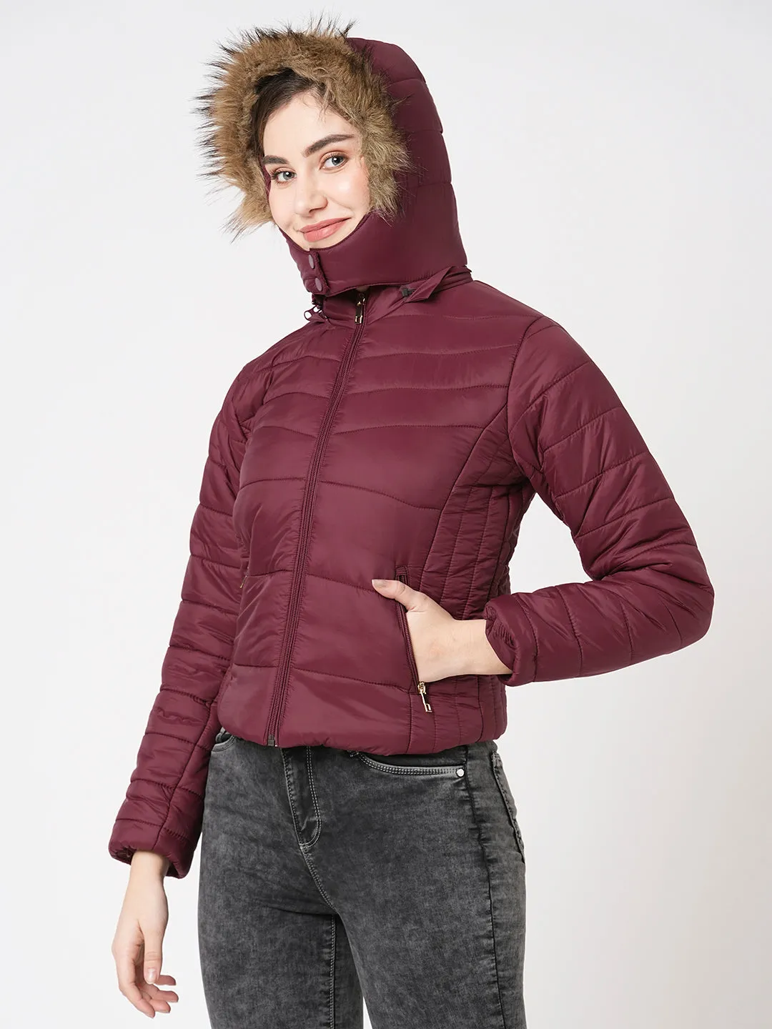 Women Hooded Puffer Jacket